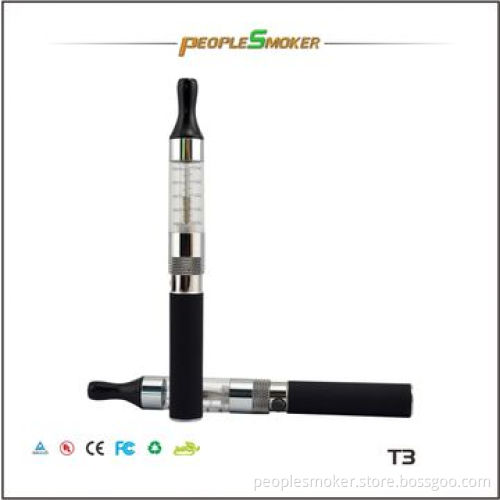 Electronic Cigarette with T3 Chargeable Coil and Clearomizer